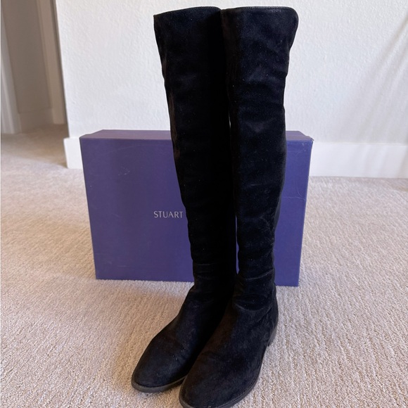 Stuart Weitzman 5050 Suede Over the Knee Boots - Picture 4 of 4